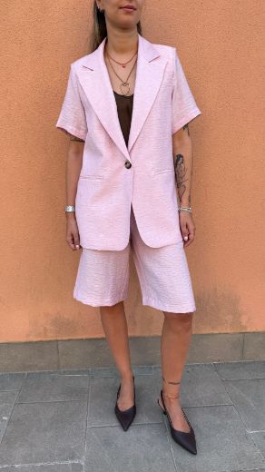Immagine di BLAZER MISTO LINO MEZZA MANICA