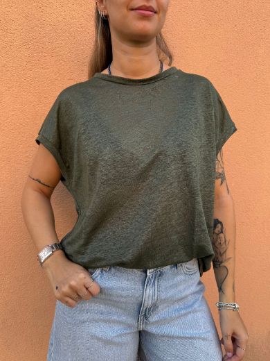 Immagine di T-SHIRT 100% LINO
